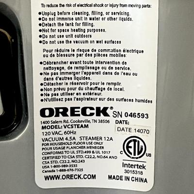 ORECK ~ VersaVac ~ Vacuum/Steamer