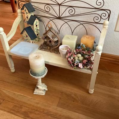 Small Bench With Miscellaneous
