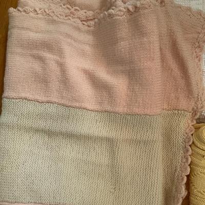 Vintage Cotton And Wool Blankets