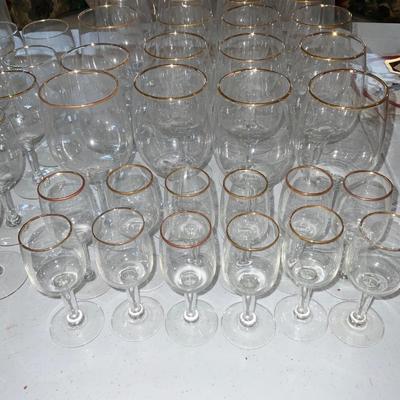 Wine Glasses And Miscellaneous Glass