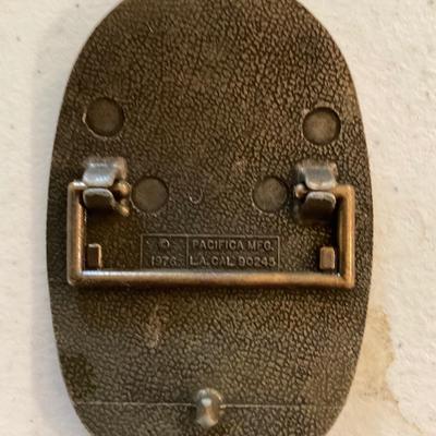 Vintage Dirt Racing Belt Buckle