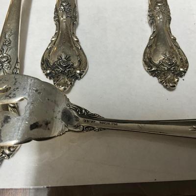 1346 Delacourt Sterling 1966 Salad Forks