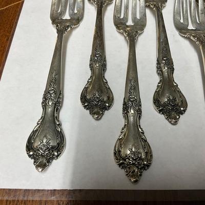 1346 Delacourt Sterling 1966 Salad Forks