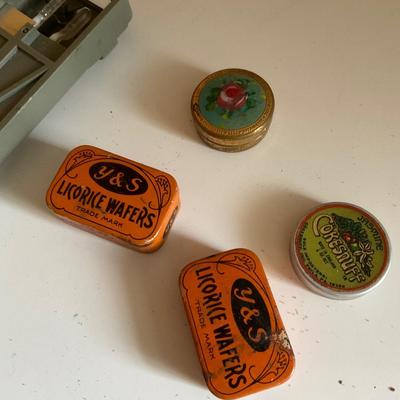 Licorice Wafers Tins , Other Tins And weksler Thermometer ðŸŒ¡ï¸
