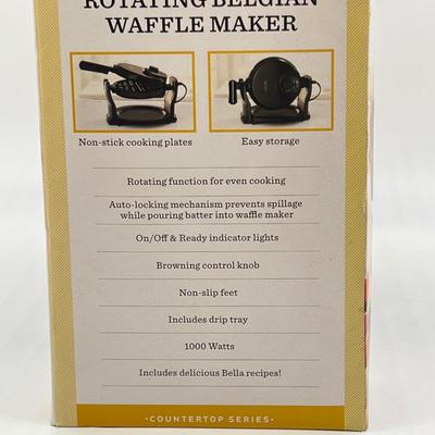 BELLA ~ Rotating Belgian Waffle Maker ~ Like New
