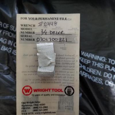 Wright Tool Torque Wrench