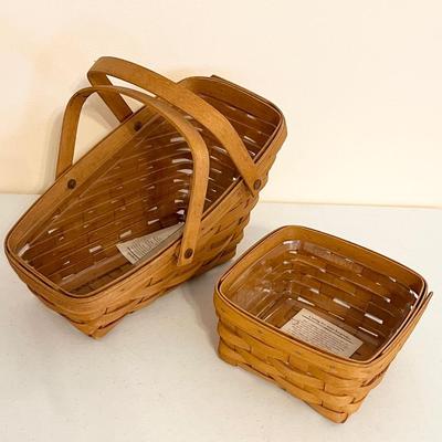 LONGABERGER ~ 11 Assorted Handcrafted American Baskets