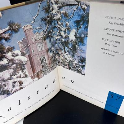 University of Colorado 1957 yearbook