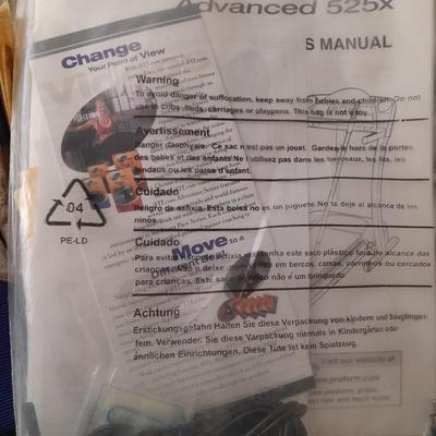 Nice Pro-Form Crosswalk Advanced 525x Treadmill Folding Spacesaver! Like new!