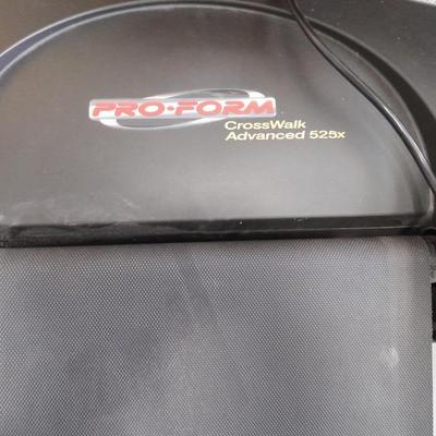Nice Pro-Form Crosswalk Advanced 525x Treadmill Folding Spacesaver! Like new!