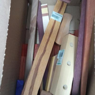 Box of Wood for crafting, Marblewood, Poplar, Cocobolo, and more