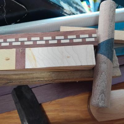 Box of Wood for crafting, Marblewood, Poplar, Cocobolo, and more