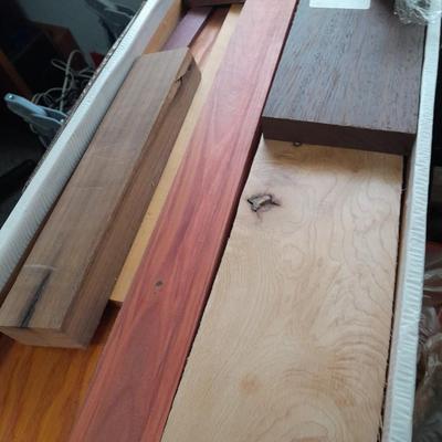 Box of crafting wood, Make your own pens! red wood, hardwoods, maplewood and more!