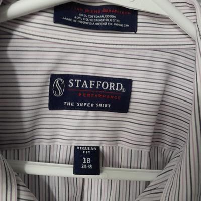 Men's long-sleeved shirts, pearl snap wrangler, and more XXL, 34-35