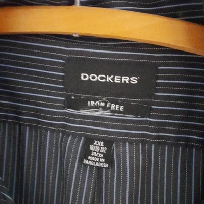 Men's long-sleeved shirts, pearl snap wrangler, and more XXL, 34-35