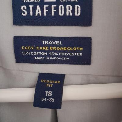 Men's long-sleeved shirts, pearl snap wrangler, and more XXL, 34-35