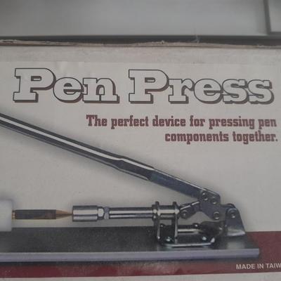 Pen Press, the perfect device for pressing pen components together!