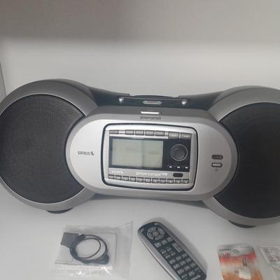 Sirius Sportster Boombox with remote control and Extras!