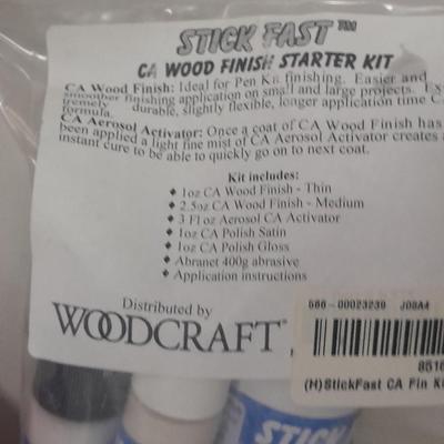 Assortment of Chemicals and Glues for crafting woodwork and other crafts