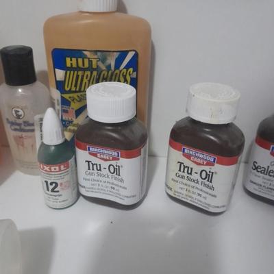 Assortment of Chemicals and Glues for crafting woodwork and other crafts
