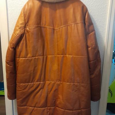 Vintage 100% Genuine Leather J. Sully Coat size 46