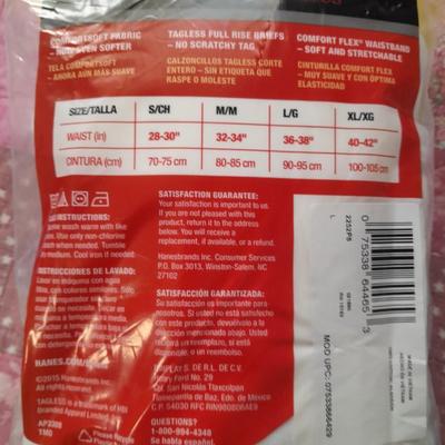 Package of Men's L/G New Briefs and 2 packs of new socks