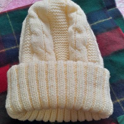 John Weitz Down Winter coat and hood with hat, and 100% pure new wool scarf