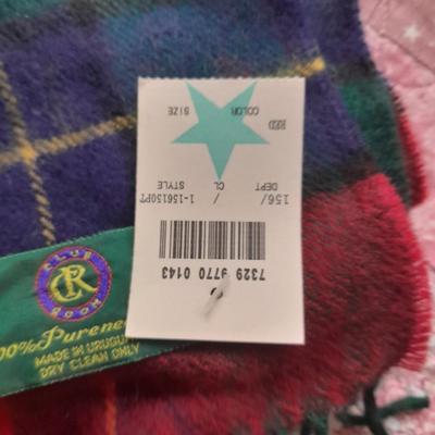 John Weitz Down Winter coat and hood with hat, and 100% pure new wool scarf