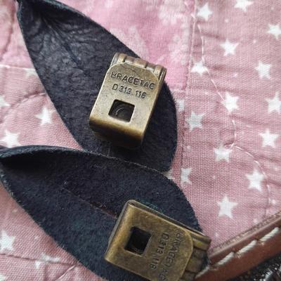 Two pairs of Suspenders and Two leather belts