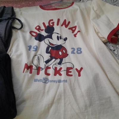 Men's lounge pajamas and Shirts, including Mickey Mouse t-shirt!