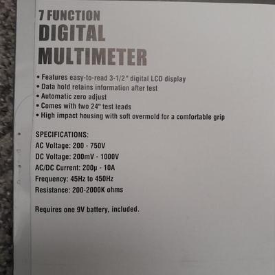 Energizer Battery chargers in plastic case with digital multimeter
