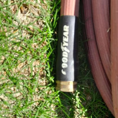 Yard / Garden hose with sprayer and sprinkler