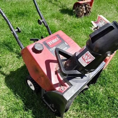 Toro Gas powered CCR PowerLite 3 horsepower Snowblower with Gas Can and snow shovel