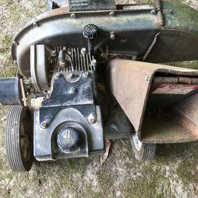 Shredder, gas powered leaf shredder, 5 HP