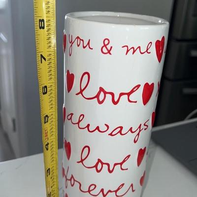 I LOVE YOU vase