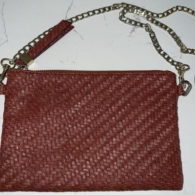 Cute brown chain side purse
