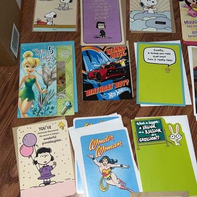 Lot of Disney vintage greeting and birthday cards