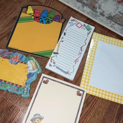 lot of 5 vintage notepads