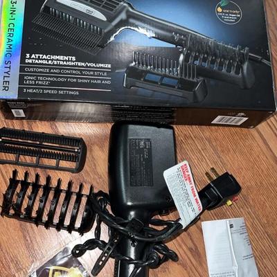 conair infinite pro detangle straightner volumizer