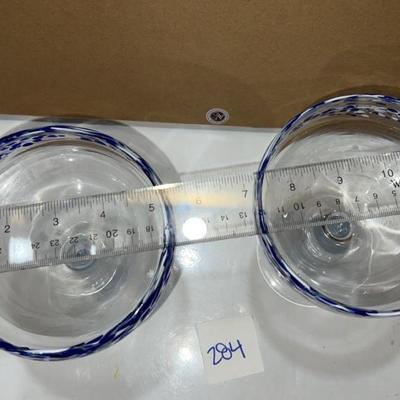 set of 2 martini glasses