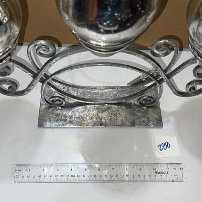 large candle or flower holder