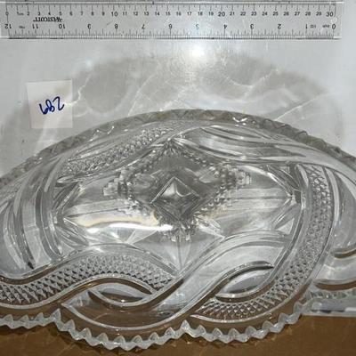 crystal bowl or candy holder decor