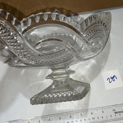crystal bowl or candy holder decor