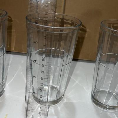 set of 3 cute tall glasses
