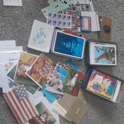 Huge variety of greeting cards and some stickers