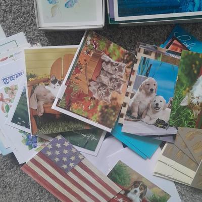 Huge variety of greeting cards and some stickers