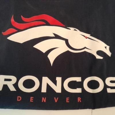 Bronco's Hat, and a Bronco's T-shirt