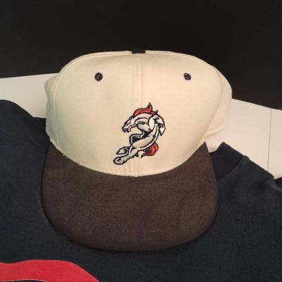 Bronco's Hat, and a Bronco's T-shirt