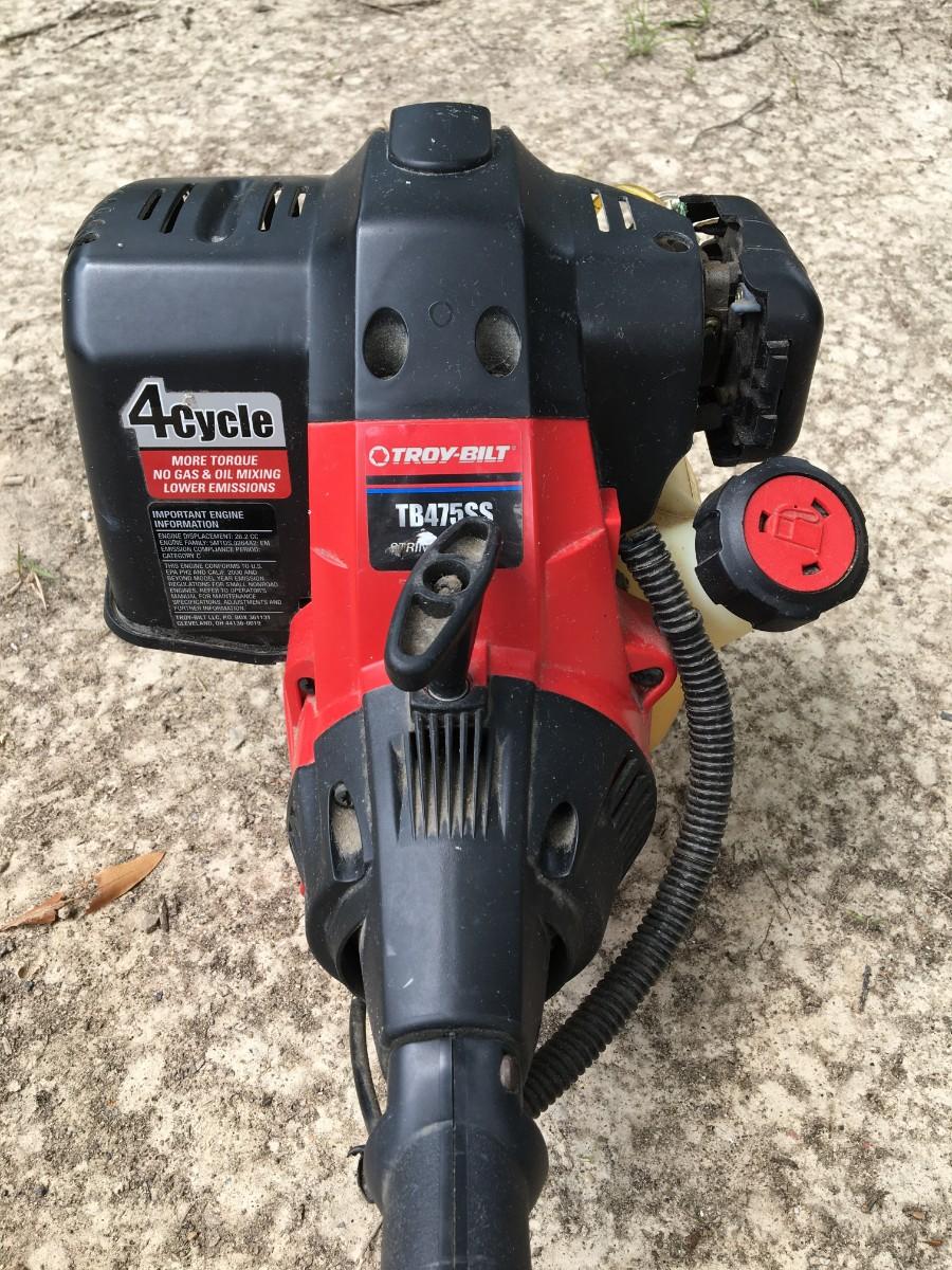 TroyBilt weed eater & edger, model TB475SS, NEEDS FUEL TANK & PRIMER