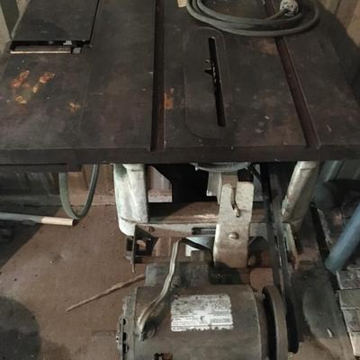 Sears Roebuck and Co. Vintage table saw, model 103.  22170